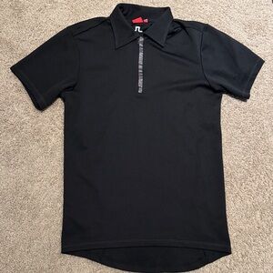 J.Lindeberg Classic Black Polo Shirt